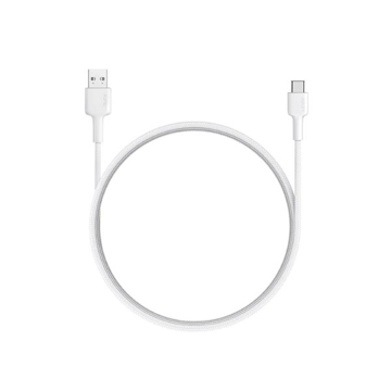 الصورة: أوكي كيبل مضفر شحن و مزامنة USB-A إلى USB-C طول 0.9م CD30 - أبيض