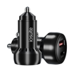 Picture of iOsuite 60 Watt Dual USB-C+ USB-A Fast Car Charger Black